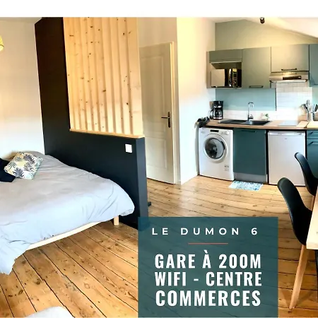 LE DUMON 6 - Studio NEUF CALME - WiFi - GARE 200m Agen Extérieur photo